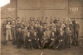 4-18 Personeel bij het 30 jarig bestaan