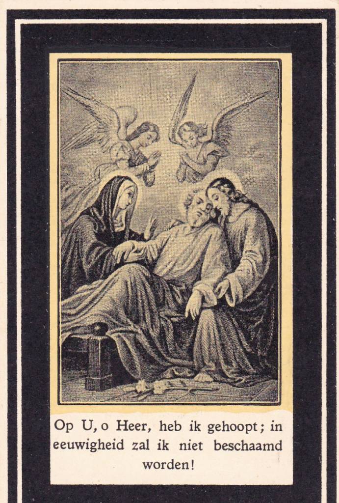 Bidprentjes Achternamen A I Heemkundige Kring Tegelen