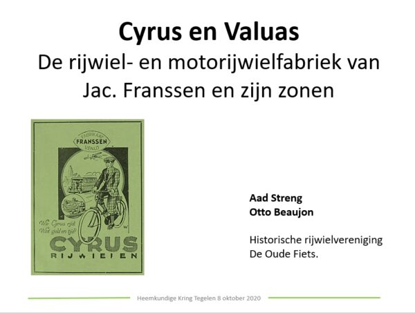 2020-10-08 Voorzijde lezing Aad Streng en Otto Beaujon