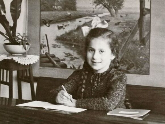 Fanny op school in Tegelen